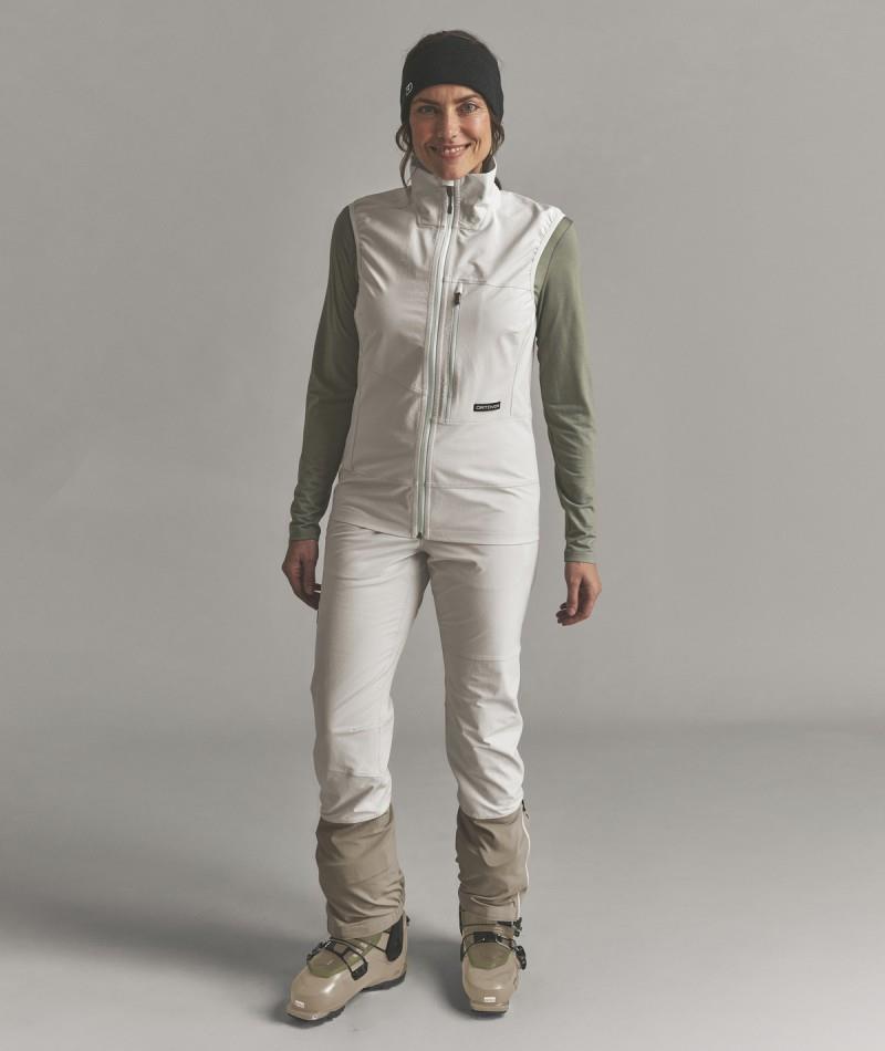 Venet Softshell Vest - Womens - white tea 1
