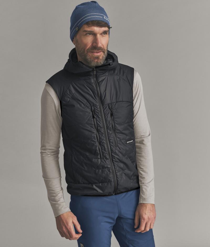 Venet Swisswool 60 Vest - Mens - black raven 1