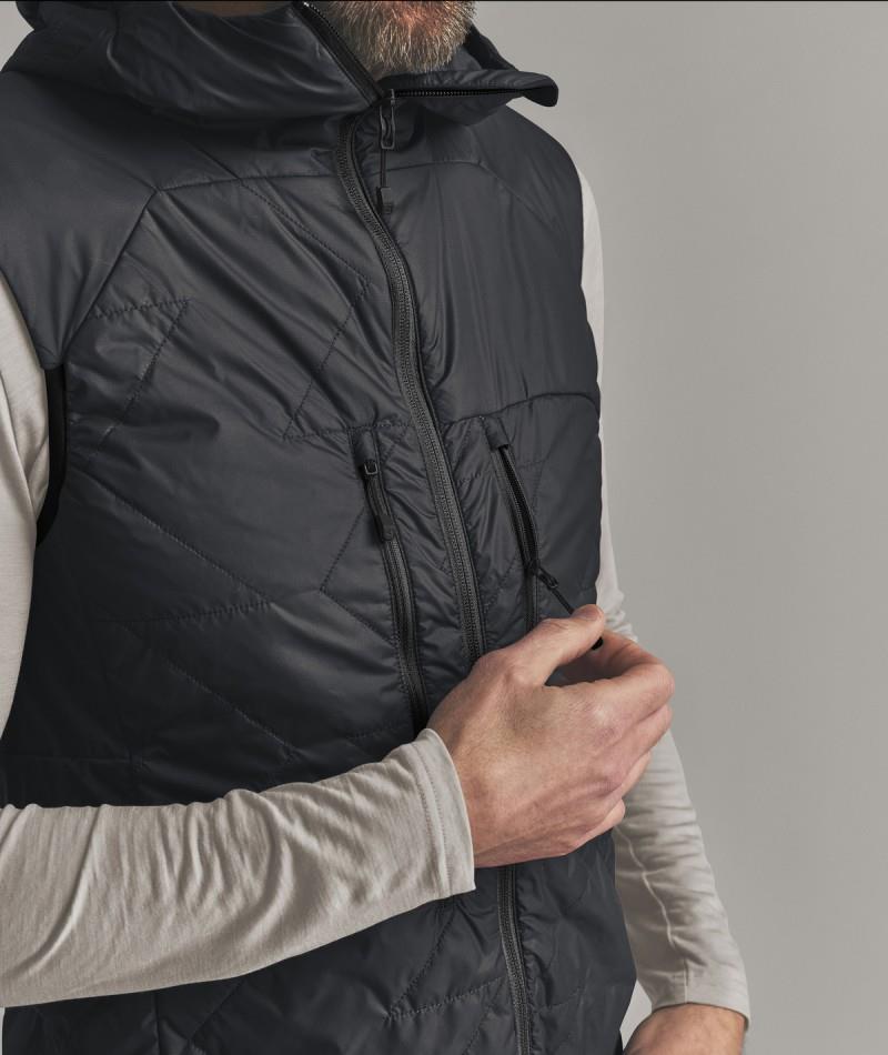 Venet Swisswool 60 Vest - Mens - black raven 1