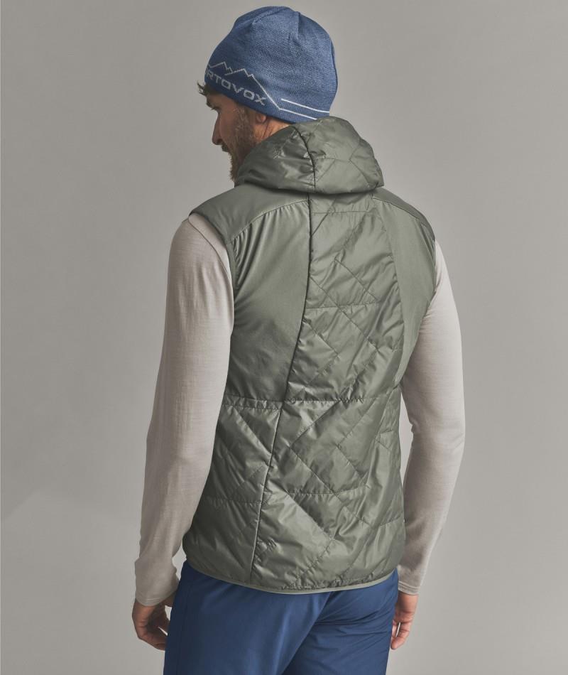 Venet Swisswool 60 Vest - Mens - dark sage 1