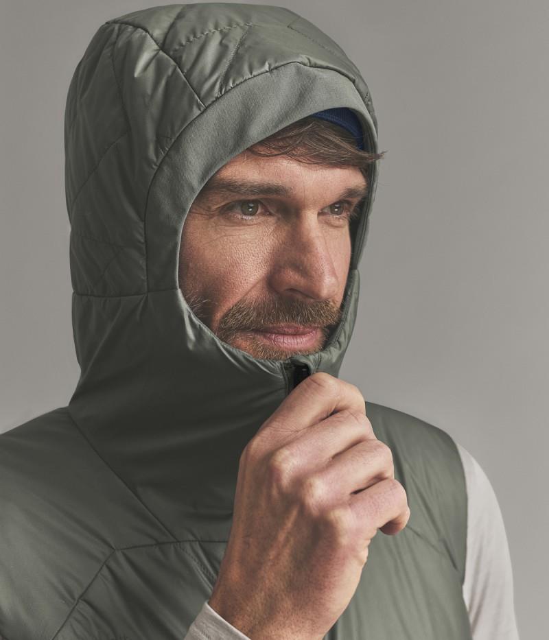 Venet Swisswool 60 Vest - Mens - dark sage 1