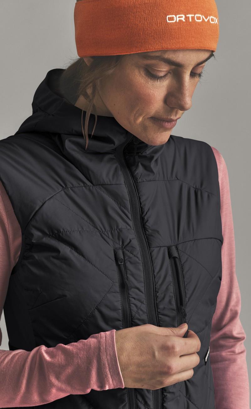 Venet Swisswool 60 Vest - Womens - black raven 1