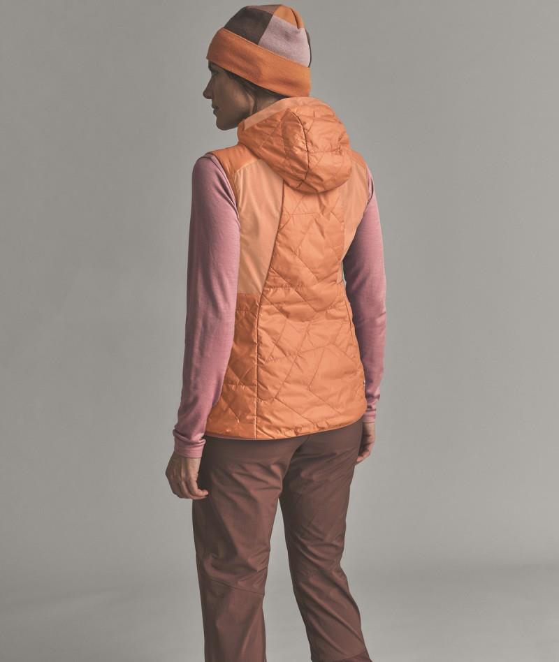 Venet Swisswool 60 Vest - Womens - faded tangerine 1