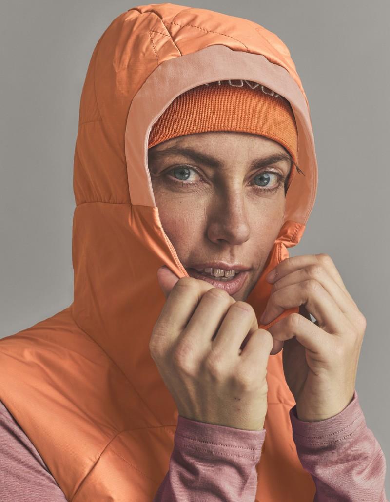 Venet Swisswool 60 Vest - Womens - faded tangerine 1