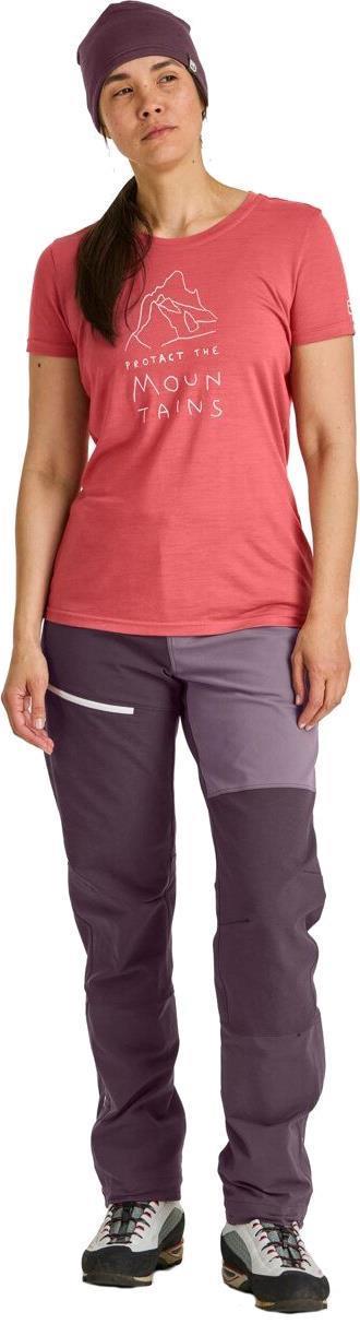 Westalpen Softshell Pants - Womens - Dark Wild Berry 3