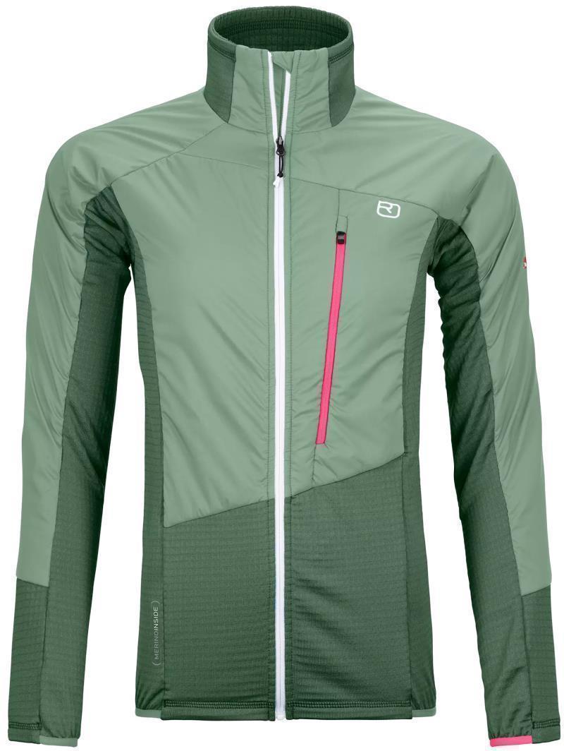 Westalpen Swisswool Hybrid Jacket - Womens - Green Forest 1