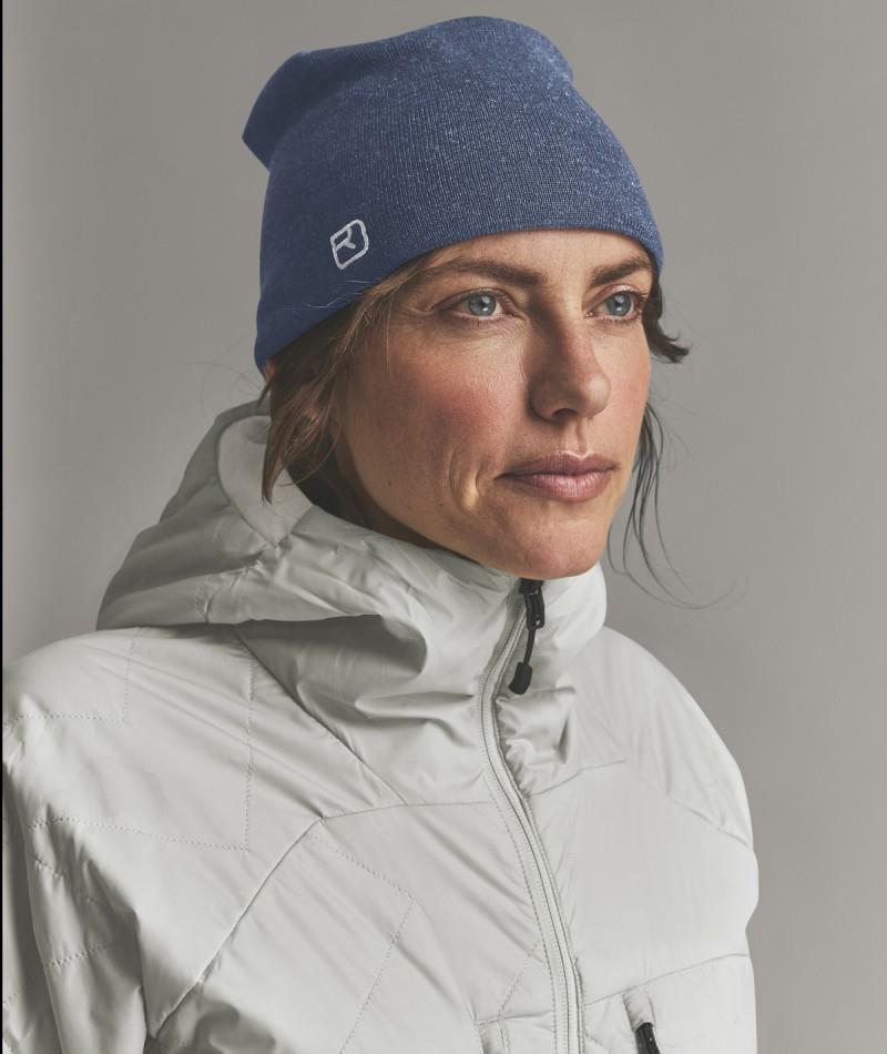 Wonderwool Beanie - blue nunatak blend 1