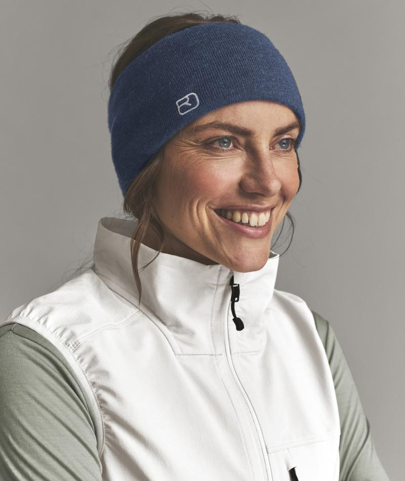 Wonderwool Headband - blue nunatak blend 1