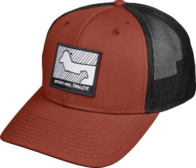 Wool Promise Trucker Cap - clay orange 1