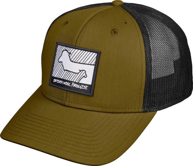 Wool Promise Trucker Cap - green moss 1