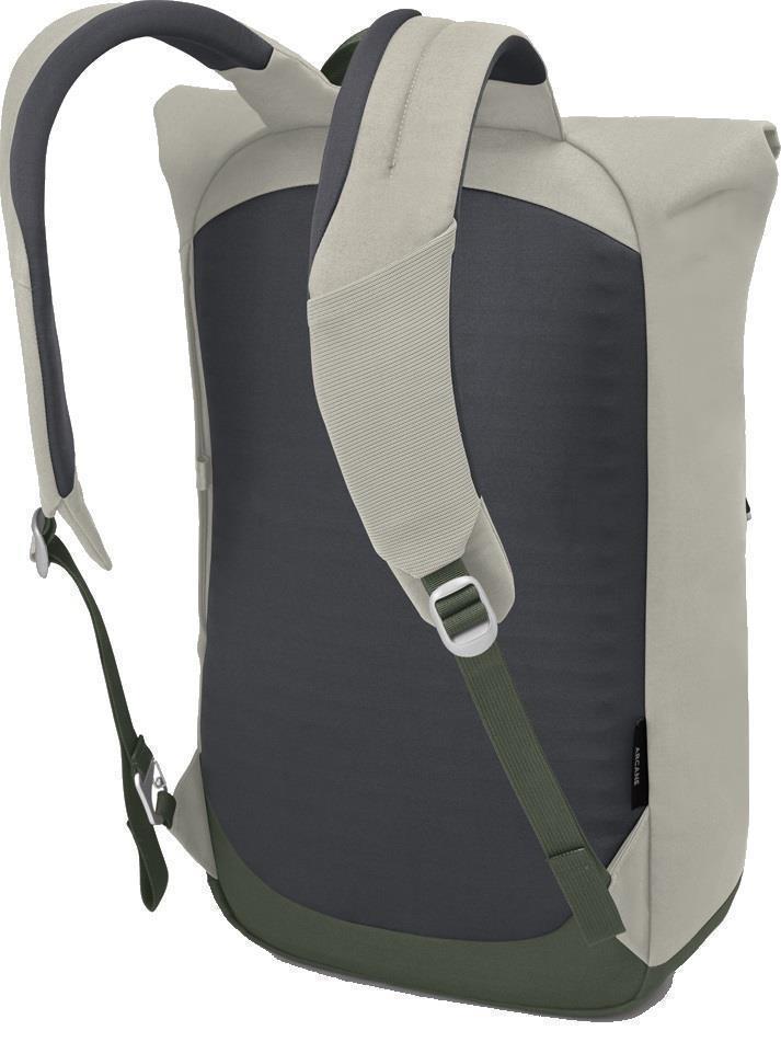 Arcane Roll Top Pack - Lunar Grey / Haybale Green 2
