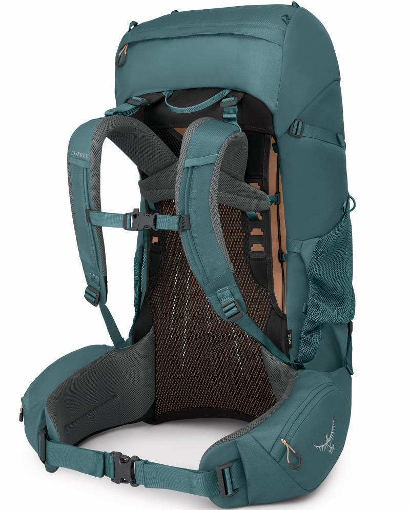 Renn 65L Extended Fit - Womens - Cascade Blue / Melon Orange 1