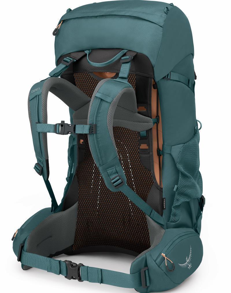 Renn 65L - Womens - Cascade Blue / Melon Orange 2