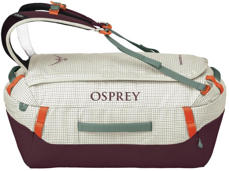 Transporter Duffel 40 - mystery white / moody burgundy 1