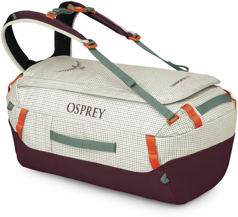 Transporter Duffel 40 - mystery white / moody burgundy 1