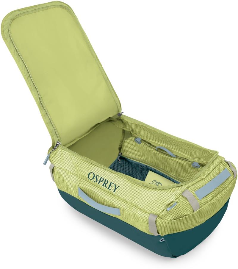 Transporter Duffel 65 - glow dew / torrent blue 1
