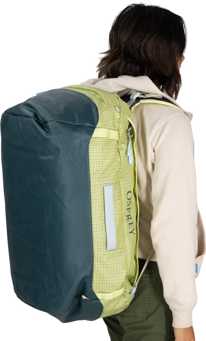 Transporter Duffel 65 - glow dew / torrent blue 1
