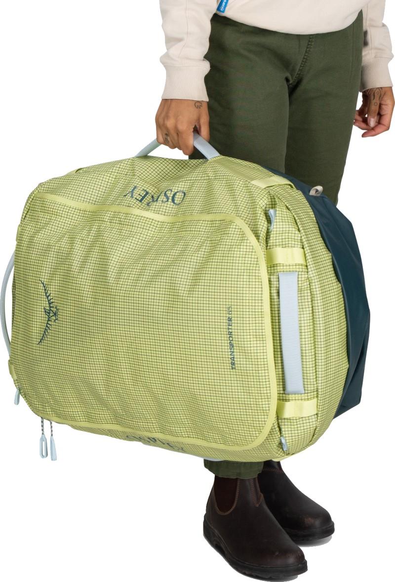 Transporter Duffel 65 - glow dew / torrent blue 1
