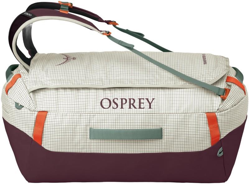 Transporter Duffel 65 - mystery white / moody burgundy 1