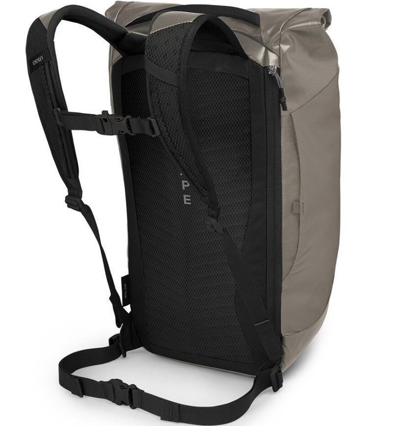 Transporter Roll Top Pack - Tan Concrete 3