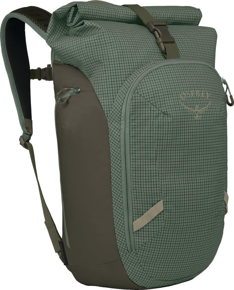 Transporter Roll Top Pack - pine leaf / earl grey 1