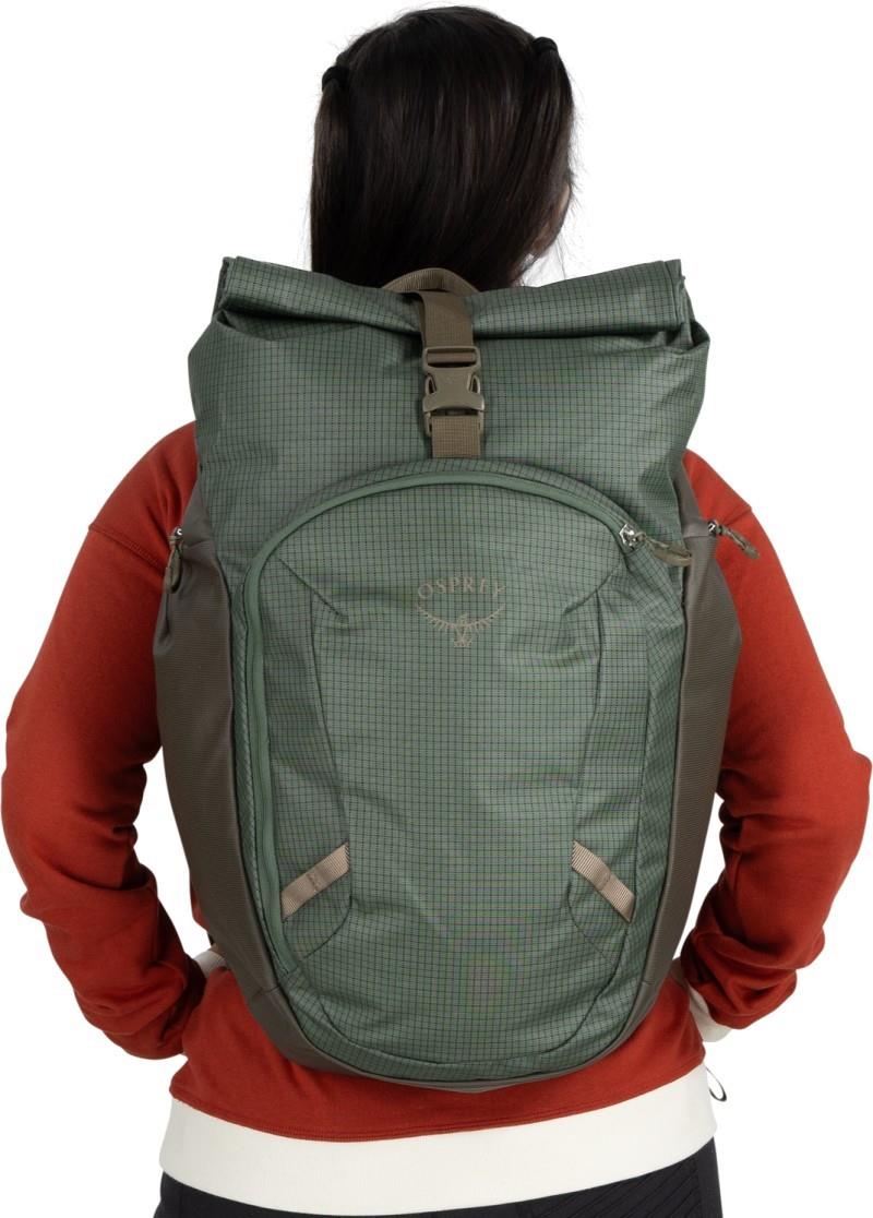 Transporter Roll Top Pack - pine leaf / earl grey 1