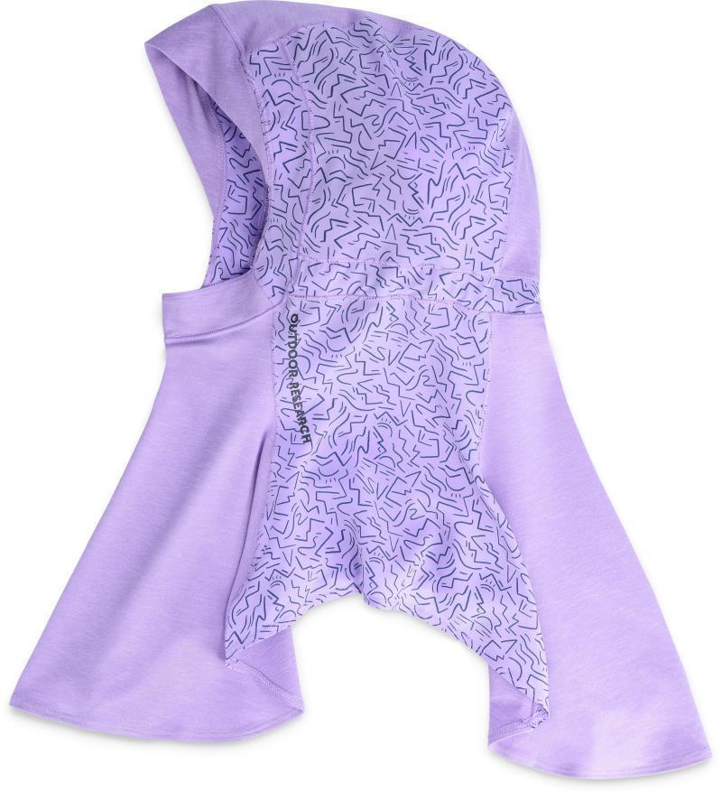 ActiveIce Hijab - Lavender Squiggle / Lavender Heather 1