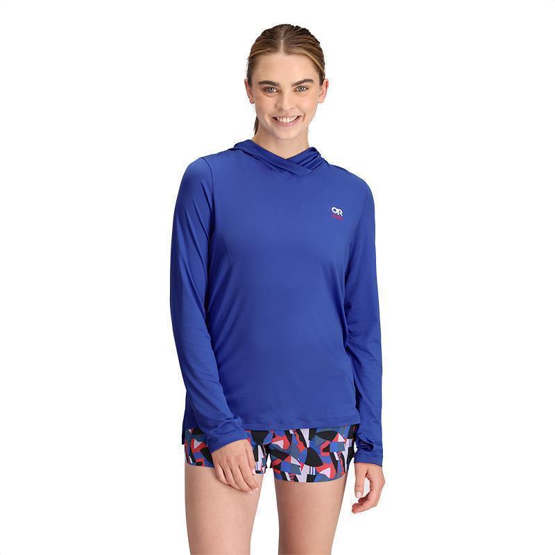 ActiveIce Spectrum Sun Hoodie, Graphic - Womens - Ultramarine 2