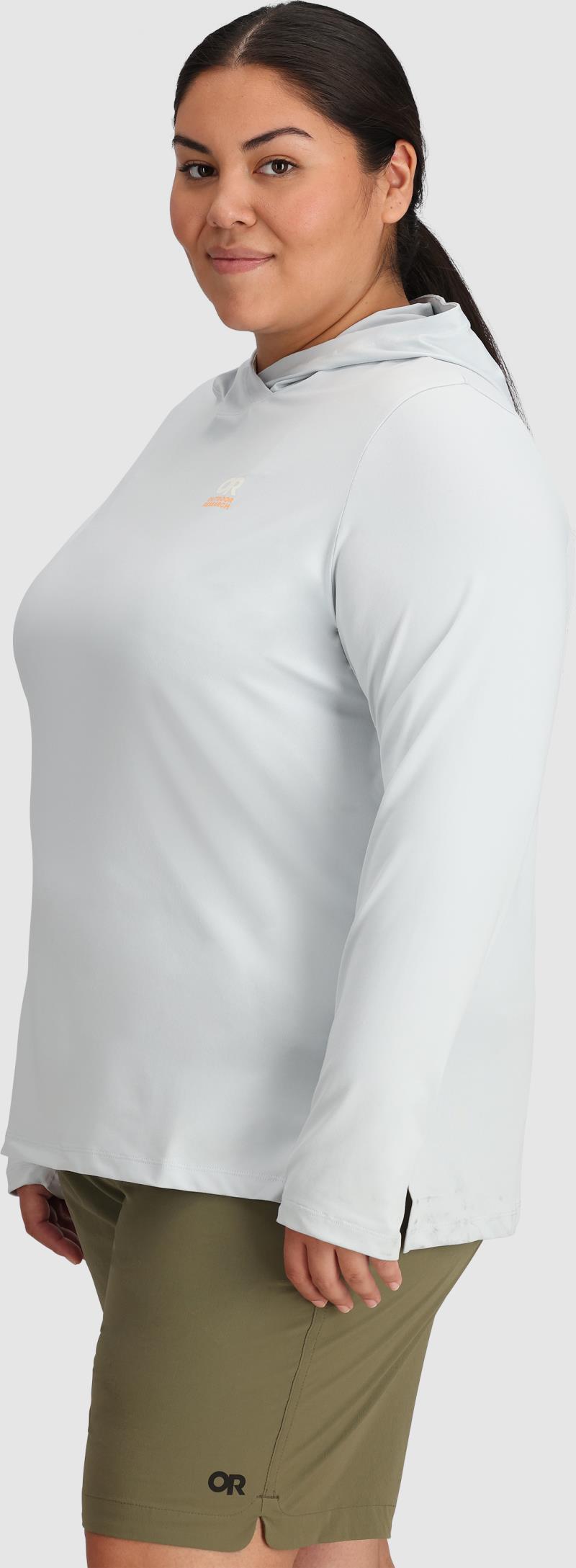 ActiveIce Spectrum Sun Hoodie, Plus - Womens - Titanium 5