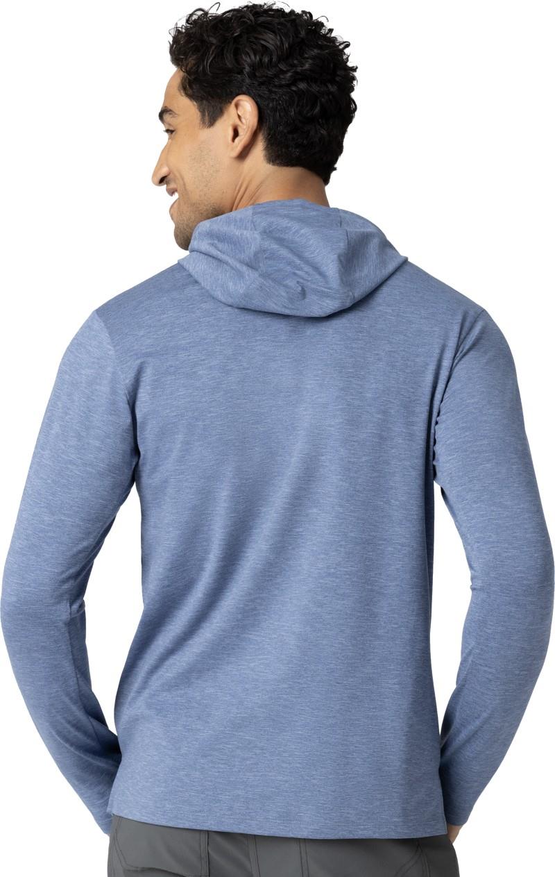 ActiveIce Spectrum Sun Hoodie - Mens - ascent blue heather 1