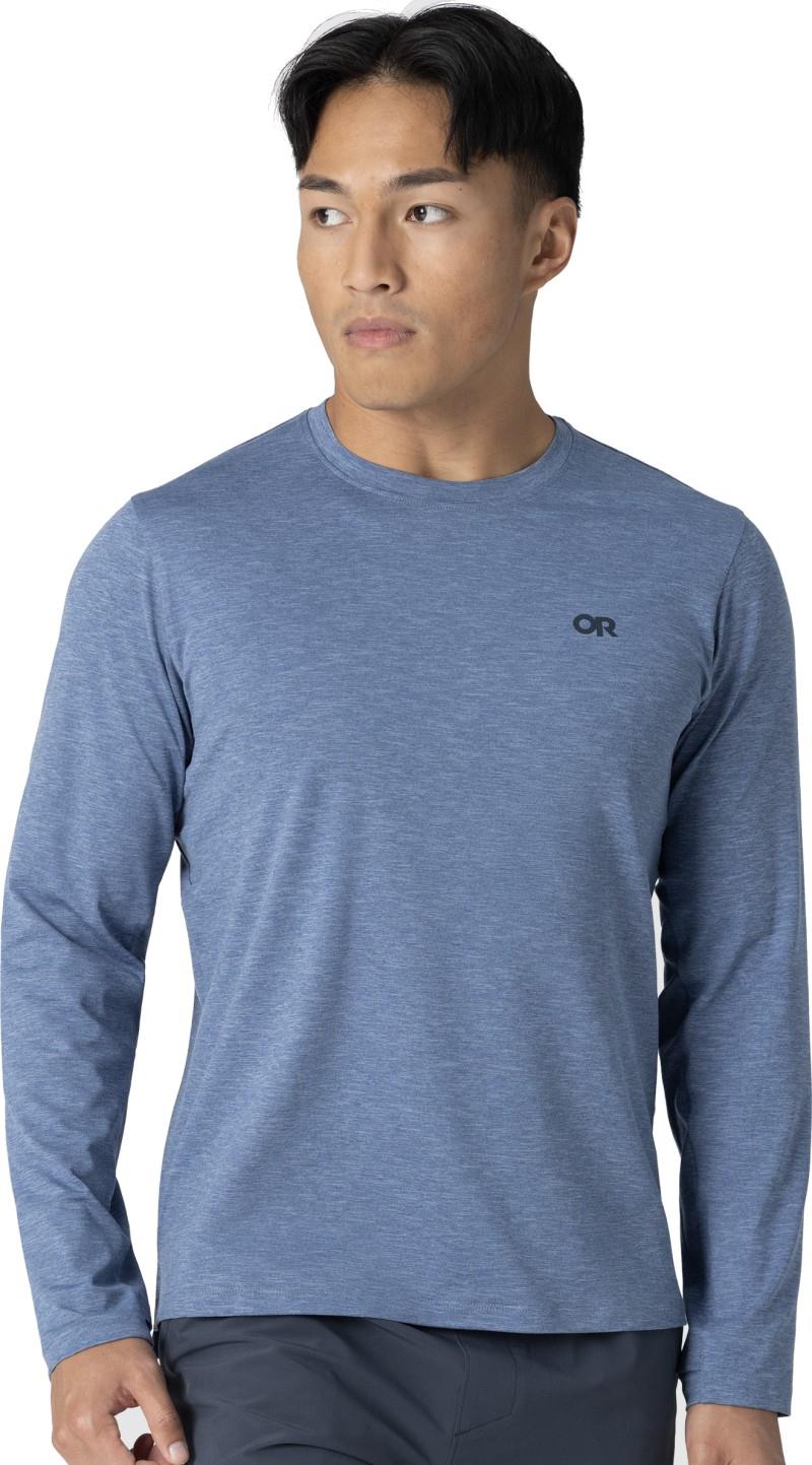 ActiveIce Spectrum Sun LS Tee - Mens - ascent blue heather 1
