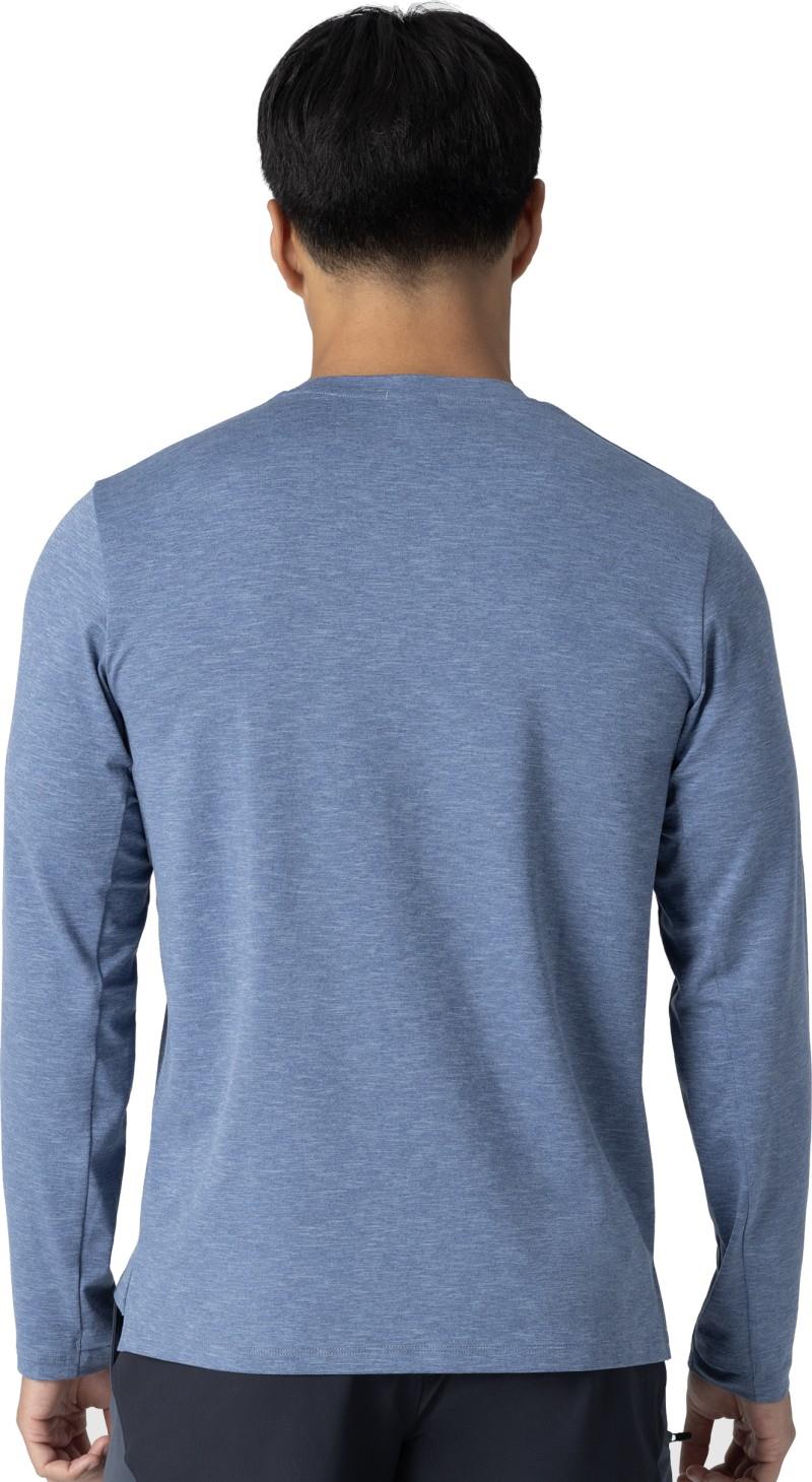 ActiveIce Spectrum Sun LS Tee - Mens - ascent blue heather 1