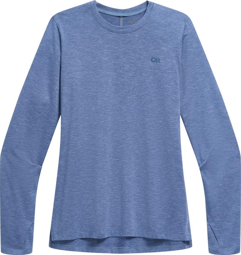 ActiveIce Spectrum Sun LS Tee - Womens - ascent blue heather 1