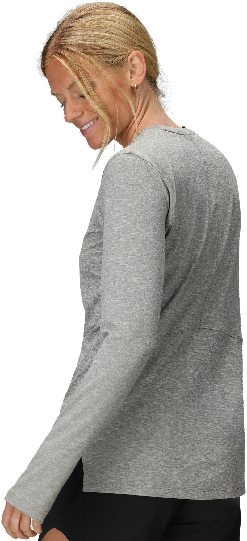 ActiveIce Spectrum Sun LS Tee - Womens - grey heather 1