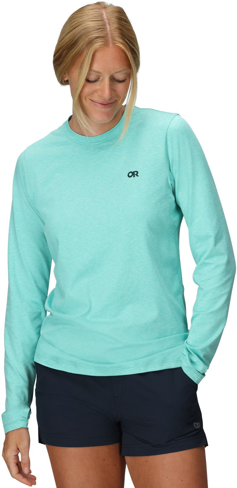 ActiveIce Spectrum Sun LS Tee - Womens - maldives heather 1