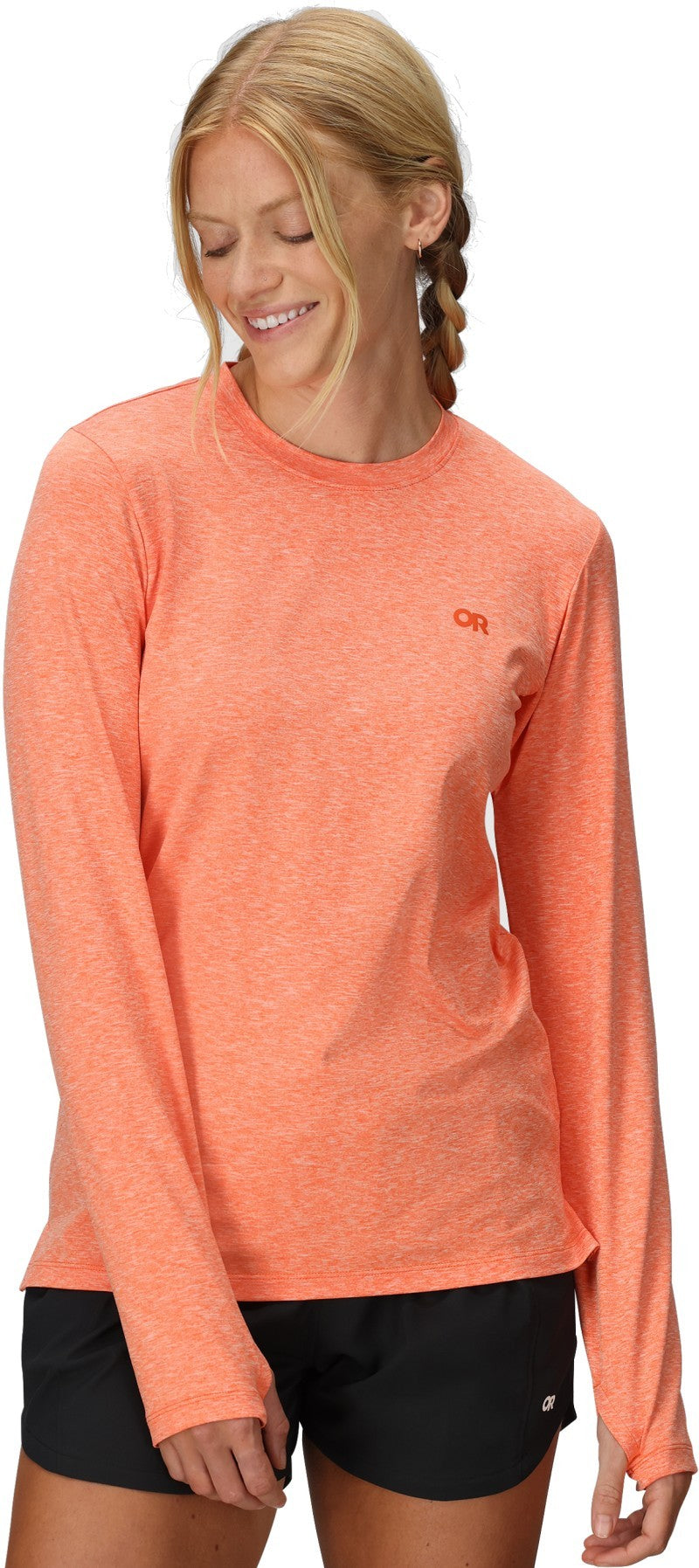 ActiveIce Spectrum Sun LS Tee - Womens - zest heather 1