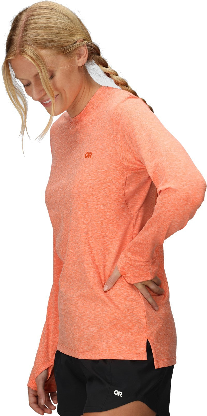 ActiveIce Spectrum Sun LS Tee - Womens - zest heather 1