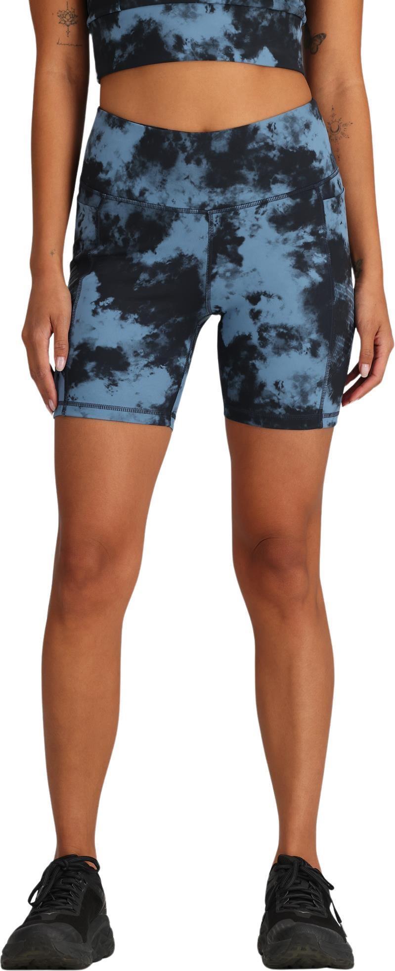 Ad-Vantage Printed Shorts, 6" Inseam - Womens - Olympic Cloud Scape 1