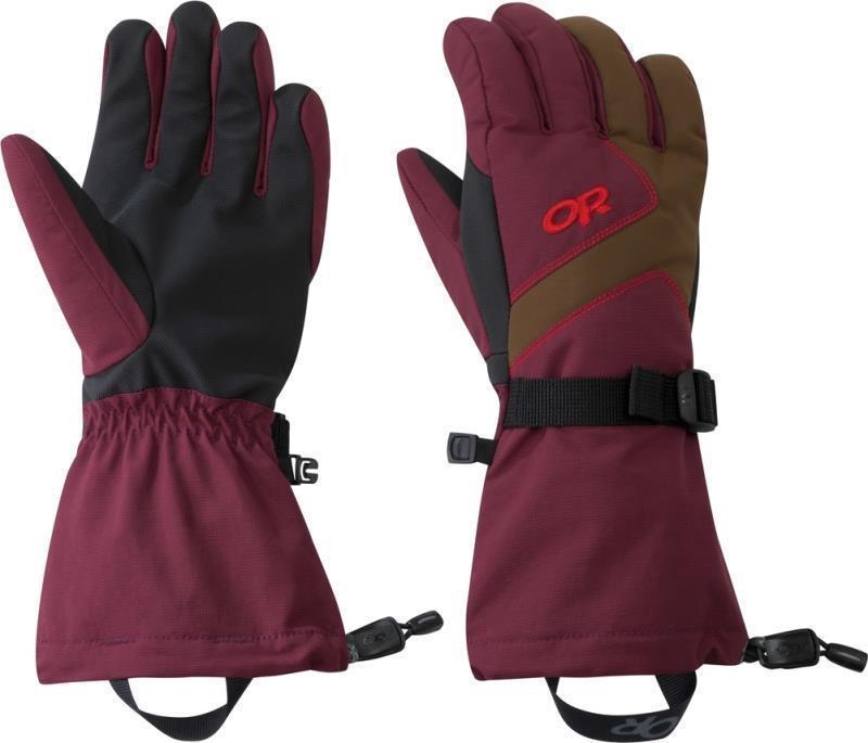 Adrenaline Gloves - Womens - Zin / Carob / Tomato 1
