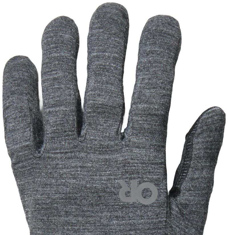 Alpine Merino 200 Grid Gloves - black heather 1