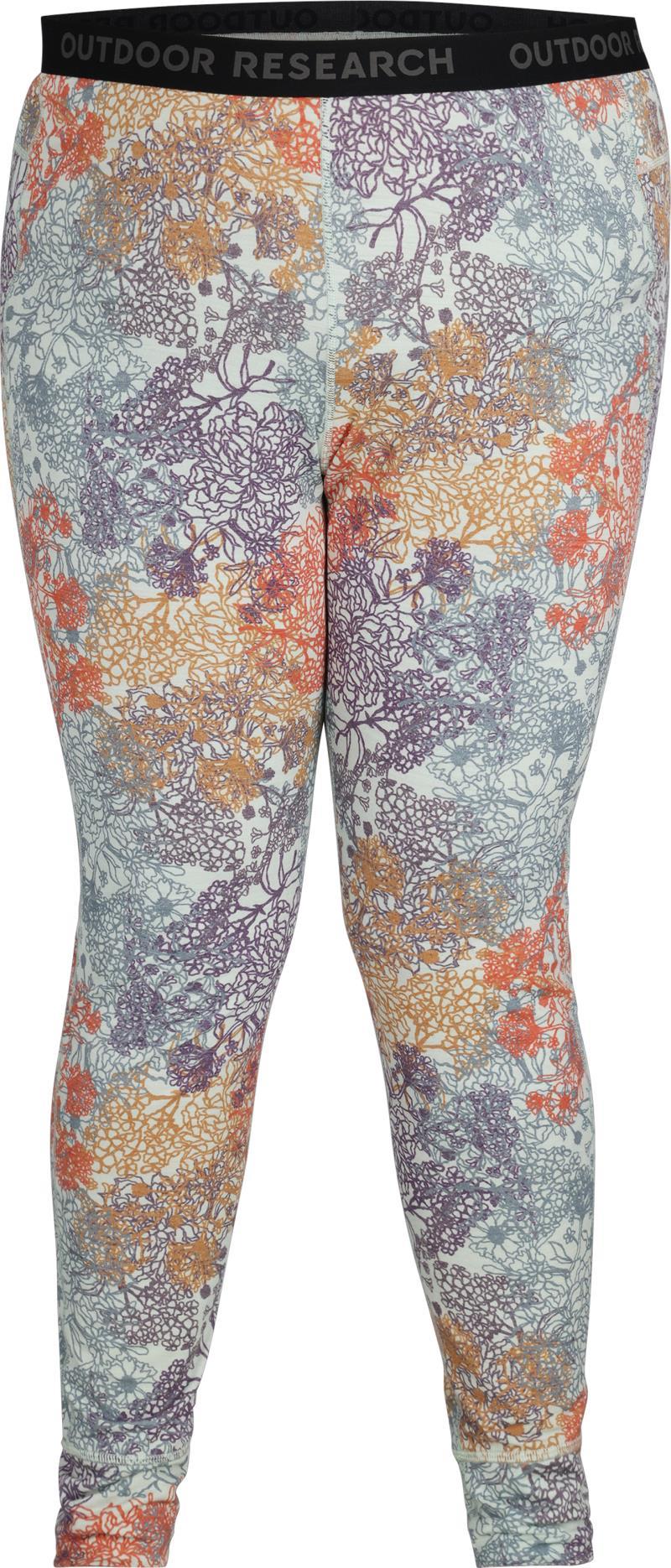 Alpine Onset Merino 150 Bottoms, Plus - Womens - Fresh Mint Floral 1