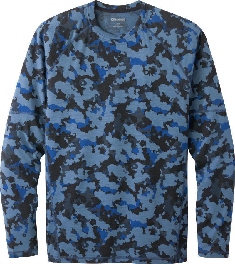 Alpine Onset Merino 150 Crew - Mens - Naval Blue Camo 1