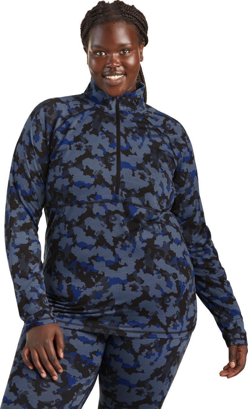 Alpine Onset Merino 150 Half Zip - Womens - Naval Blue Camo 2