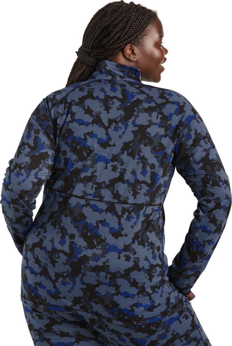 Alpine Onset Merino 150 Half Zip - Womens - Naval Blue Camo 3