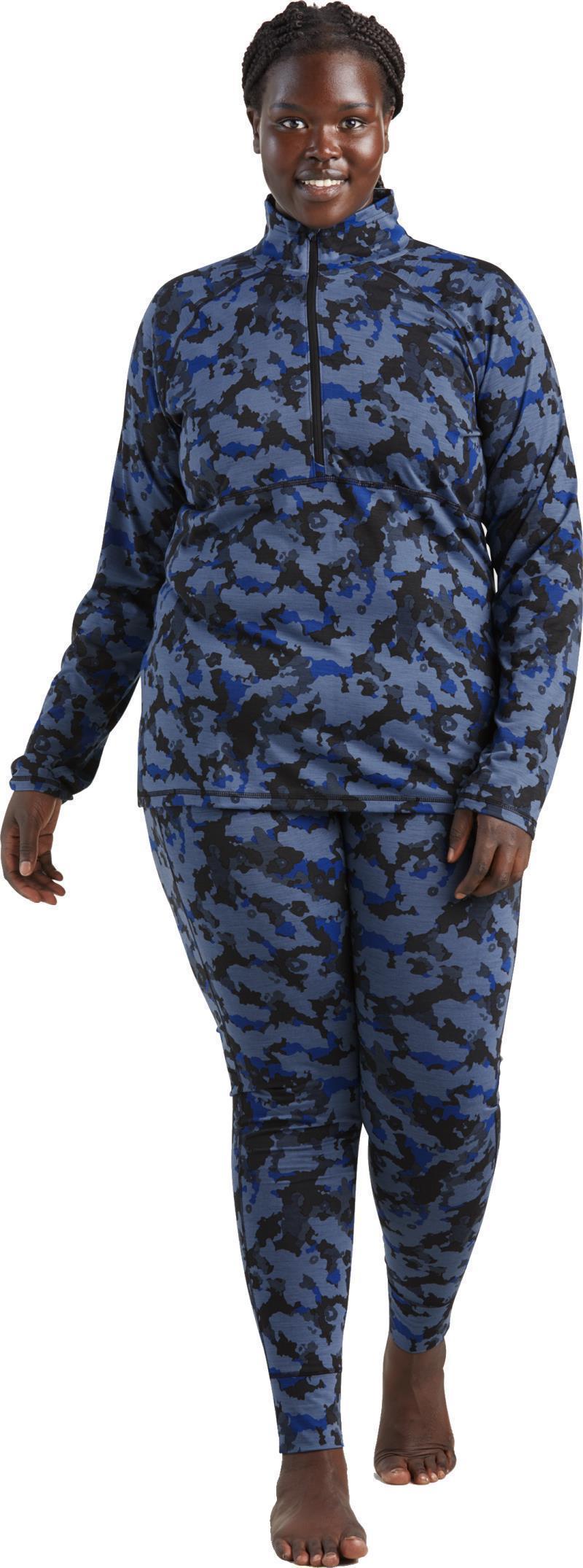 Alpine Onset Merino 150 Half Zip - Womens - Naval Blue Camo 4