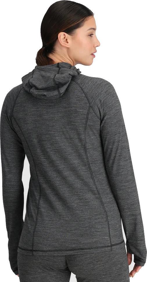 Alpine Onset Merino 150 Hoodie - Womens - black heather 1