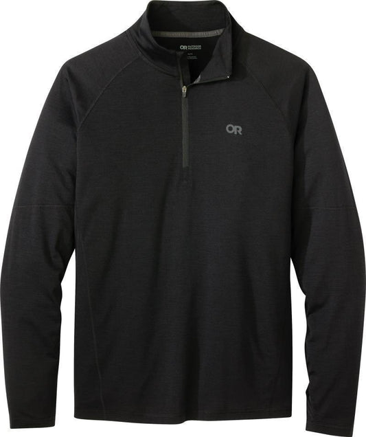 Alpine Onset Merino 150 Quarter Zip - Mens - Black 1