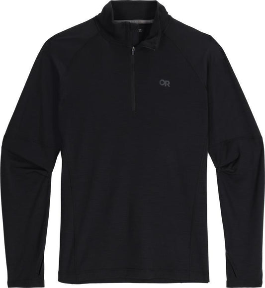 Alpine Onset Merino 150 Quarter Zip - Mens - black 1