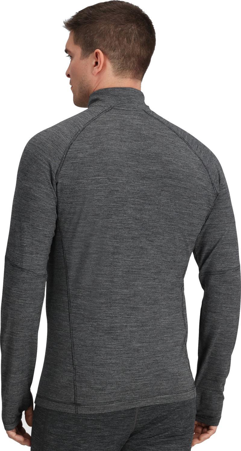 Alpine Onset Merino 150 Quarter Zip - Mens - black heather 1