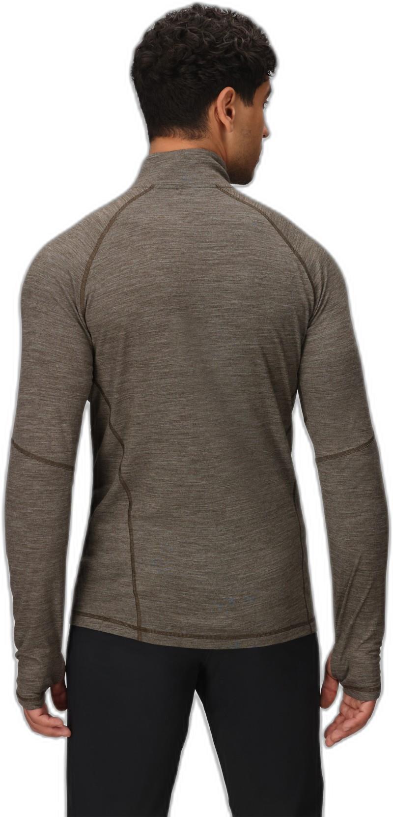 Alpine Onset Merino 150 Quarter Zip - Mens - dark olive heather 1